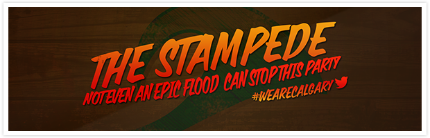 The Stampede… It'll take more than an epic flood to stop this party