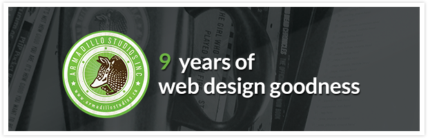 9 years of web design goodness